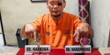 Polsek Tapung Tangkap Pengedar Narkoba di Sungai Putih, Temukan 6,81 Gram Sabu-sabu