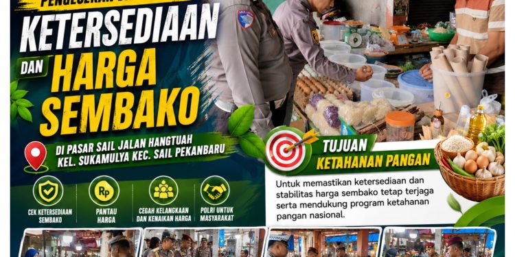 Polsek Limapuluh Pastikan Stok dan Harga Sembako Tetap Stabil, Dukung Ketahanan Pangan Nasional di Akhir Pekan