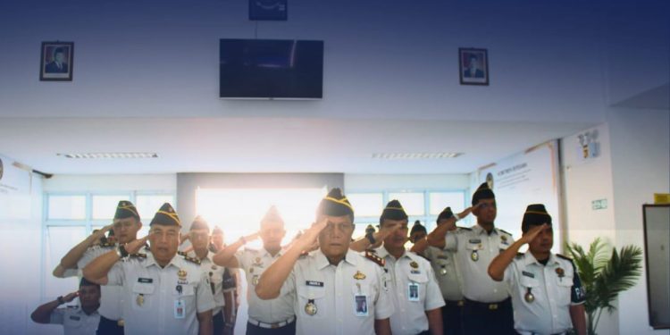 Lapas Narkotika Rumbai Ikuti Apel Bersama Awal Bulan Kementerian