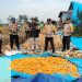 Polsek Bandar Sei Kijang Panen Jagung Pipil 1 Ton di Lubuk Ogong Dukung Program Asta Cita Ketahanan Pangan