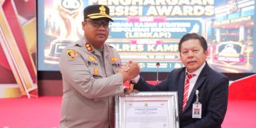 Polres Kampar Raih ‘Presisi award’ dari lemkapi – Dinilai Inovatif Dalam Pelayanan dan Penegakan Hukum