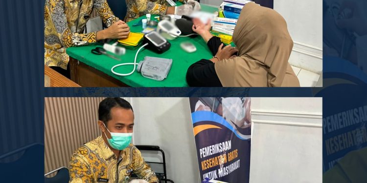 Manfaatkan Waktu Kunjungan, Lapas Pasir Pangarayan Hadirkan Pemeriksaan Kesehatan Gratis bagi Masyarakat
