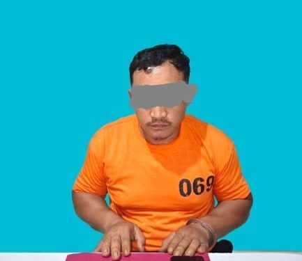 Sat Resnarkoba Polres Pelalawan Amankan Pelaku 1 Paket Sabu di Perkebunan Sawit Sari Makmur
