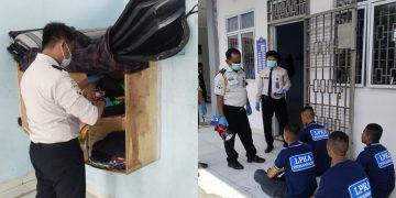 LPKA Kelas II Pekanbaru Kembali Melaksanakan Razia dalam Mewujudkan Lingkungan Pembinaan yang Aman, Tertib, dan Kondusif