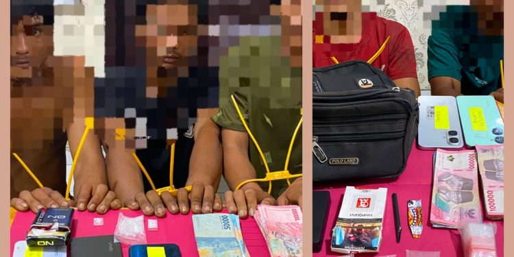 Komitmen Berantas Peredaran Narkotika, Dalam Sehari Satresnarkoba Polres Siak Ringkus Lima Tersangka di Dua TKP Berbeda
