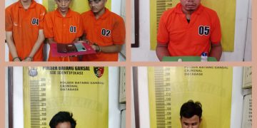 Kurang Dari 24 Jam Polsek Batang Gansal Ringkus 6 Penjahat Narkotika, Begini Kronologisnya