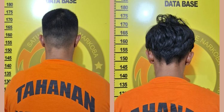 Tim Elang Kuantan Bongkar Jaringan Peredaran Sabu di Singingi, Dua Pengedar Diamankan