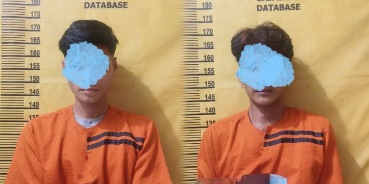 Sempat Gagal Diintai, Akhirnya Pengedar Sabu Dan Rekannya Dibekuk Personel Polsek Rengat Barat