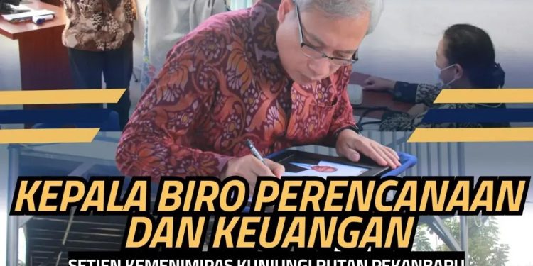 Kepala Biro Perencanaan dan Keuangan Setjen Kemenimipas Kunjungi Rutan Pekanbaru