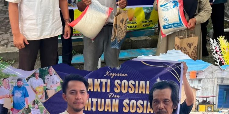Rutan Kelas IIB Siak Salurkan Bantuan Sosial kepada Masyarakat Sekitar