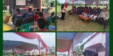 Bentengi Generasi Muda dari Narkoba dan Pelanggaran Hukum, Satgas TMMD ke-129 Kodim 0313/KPR Gelar Penyuluhan di Pangkalan Terap