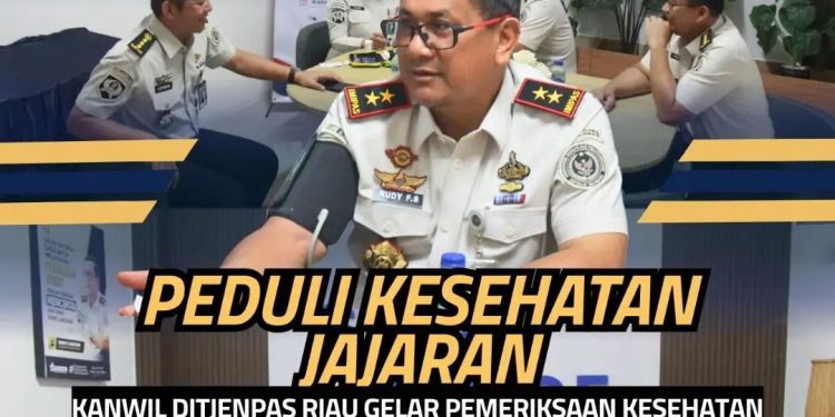 Peduli Kesehatan Jajaran, Kanwil Ditjenpas Riau Gelar Pemeriksaan Kesehatan Gratis