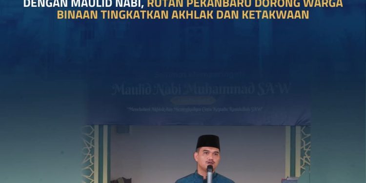 Dengan Maulid Nabi, Rutan Pekanbaru Dorong Warga Binaan Tingkatkan Akhlak dan Ketakwaan