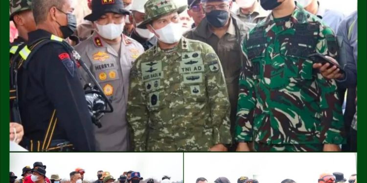 Dandim 0313/KPR Bersama Forkopimda Pelalawan Dampingi Kunjungan Menteri Kehutanan RI Tinjau Langsung Karhutla di Kerumutan