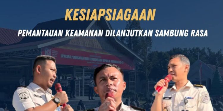 Lapas Pasir Pangarayan Perkuat Kesiapsiagaan, Pemantauan Keamanan Dilanjutkan Sambung Rasa