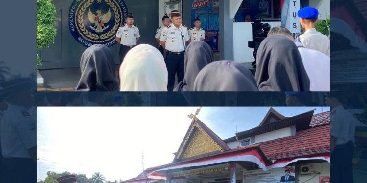 Apel Senin, Kalapas Pasir Pangarayan Tekankan Penggeledahan Humanis dan Penguatan Sambung Rasa Warga Binaan