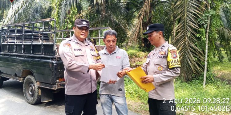 Polsek Jajaran Polres Kuansing Intensifkan Sosialisasi Cegah Karhutla, Kapolres Ajak Masyarakat Jaga Lingkungan