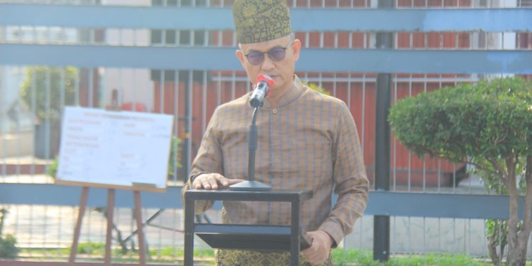 Apel Pagi Bernuansa Melayu, Lapas Pekanbaru Tegaskan Disiplin dan Kesiapan HUT RI & HUT Riau