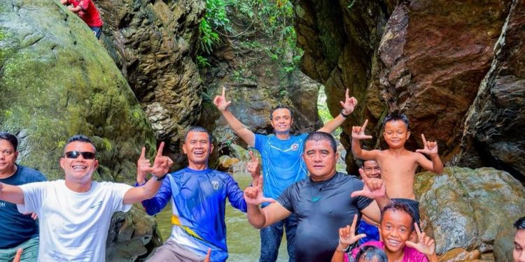 Kapolres Rokan Hulu Tinjau Lokasi Ekspedisi Merah Putih Presisi Polda Riau di Desa Cipang Kiri Hulu