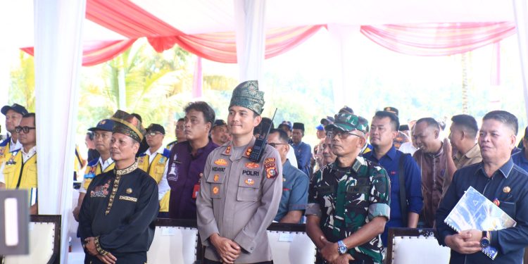 Menteri PUPR RI Kunjungi Kuantan Singingi, Kapolres Pastikan Pengamanan Berjalan Aman dan Lancar