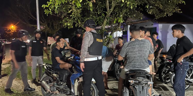Tim Raga Polres Kuansing Sisir Titik Rawan Malam Hari, Cegah C3 dan Balap Liar Demi Rasa Aman Masyarakat