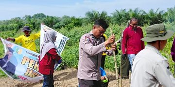 Polres Kuansing Perkuat Ketahanan Pangan, Dukung Asta Cita Presiden Lewat Penanaman Jagung Pipil