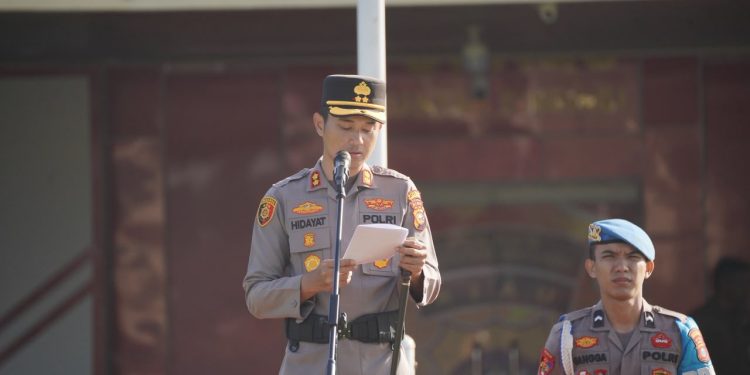 Kapolres Kuansing Pimpin Apel Gelar Pasukan Kesiapsiagaan Karhutla 2026, Perkuat Sinergi Cegah Kebakaran Hutan dan Lahan