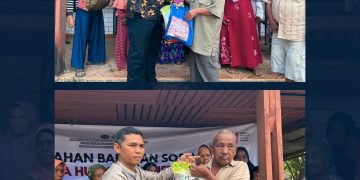 Sambut HUT ke-81 RI, Lapas Pasir Pangarayan Gelar Jumat Berkah dengan Berbagi Sembako kepada Warga Kurang Mampu