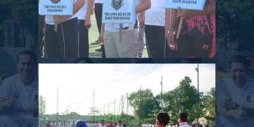 Kakanwil Ditjenpas Riau Resmi Buka Semarak HUT Ke-81 RI, Lapas Pasir Pangarayan Turunkan Tim Terbaik di Kakanwil Cup Mini Soccer