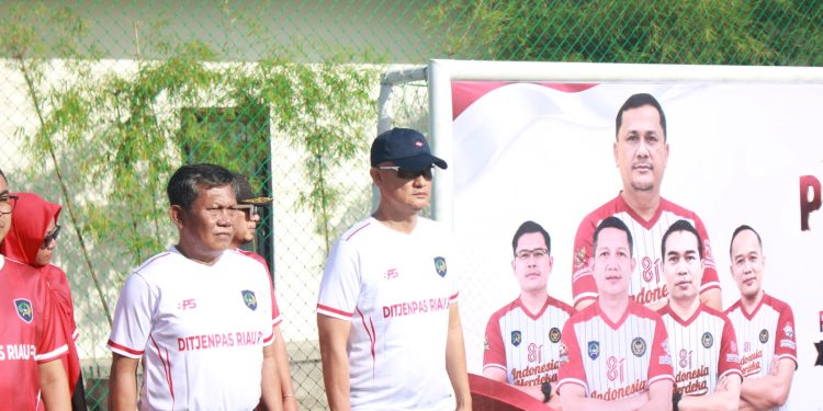 Penuh Semangat Kemerdekaan! Lapas Pekanbaru Ikuti Pembukaan Pekan Olahraga Ditjenpas Riau HUT RI ke-81