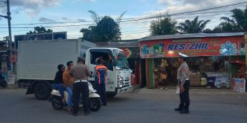 Dishub dan Satlantas Polres Rokan Hulu Gelar Razia 14 Truk ODOL dan Mobil Penumbar, Ditilang Tidak Memenuhi Aturan