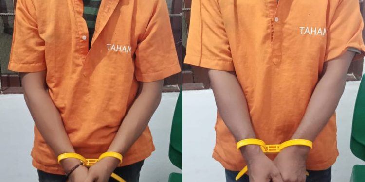 Polsek Tambang Tangkap Dua Pelaku Narkoba di Desa Koto Perambahan, Sita Puluhan Sabu-sabu Siap Edar