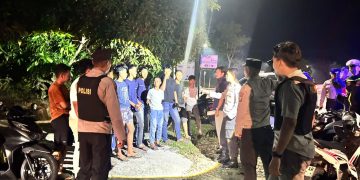 KRYD Polres Kuansing Intensifkan Patroli Malam, Antisipasi Balap Liar dan Gangguan Kamtibmas