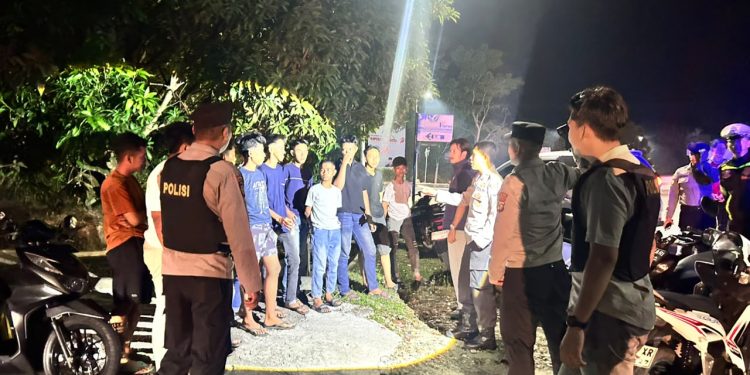 KRYD Polres Kuansing Intensifkan Patroli Malam, Antisipasi Balap Liar dan Gangguan Kamtibmas