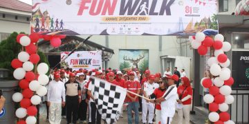 Lapas Pekanbaru Semarakkan HUT RI ke-81 dengan Fun Walk, Baksos, dan Lomba Tradisional