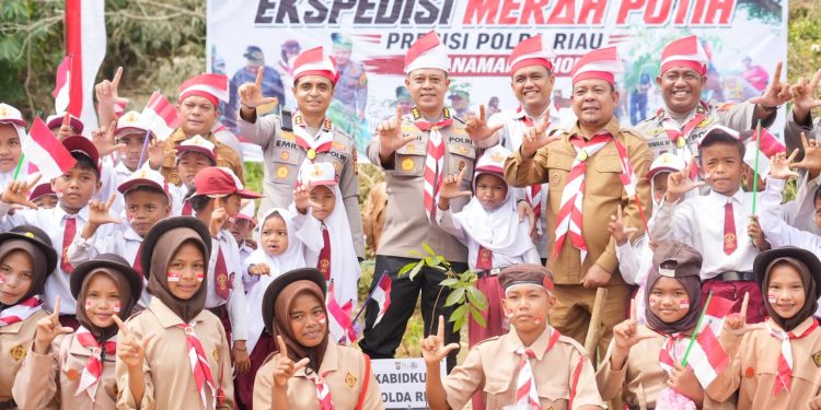 Menembus Wilayah 3T Rokan Hulu, Ekspedisi Merah Putih Presisi Polda Riau Hadir Demi Masyarakat