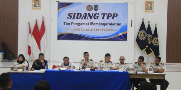 Tingkatkan Kualitas Pembinaan Warga Binaan, Lapas Pekanbaru Gelar Sidang TPP Bersama Kanwil Ditjenpas Riau