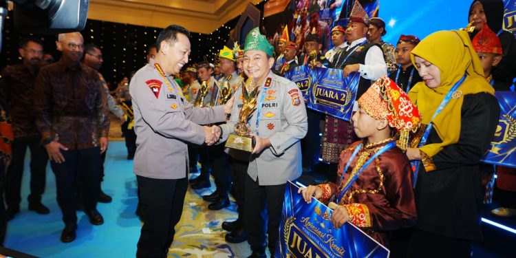 Unggul di Enam Kategori, Polda Riau Juara Umum Ketahanan Pangan Polri