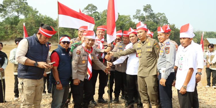 Dari Tepian Sungai Kuantan, Ekspedisi Merah Putih Presisi Kobarkan Semangat Persatuan