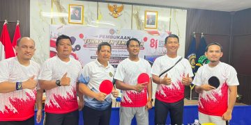 Lapas Pekanbaru Borong Juara! Sapu Bersih Juara 1 dan 2 Turnamen Tenis Meja UPT se-Pekanbaru