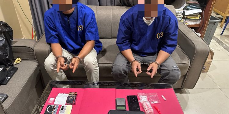 Sat Resnarkoba Polres Dumai Ungkap Peredaran Sabu 21,56 Gram, Dua Pria Diamankan