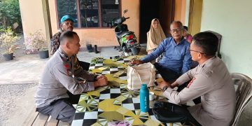 Jumat Curhat Polsek Kuantan Mudik, Warga Diajak Bersama Jaga Kamtibmas dan Cegah Karhutla