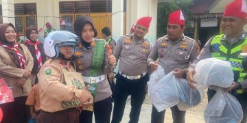Penuh Kasih Sayang, Satlantas Polres Kampar Datang ke SLBN Bangkinang: Rayakan Kemerdekaan, Pramuka, dan Tanam Harapan Hijau