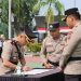 Dipimpin Langsung Kapolres AKBP Sepuh, Polres Siak Gelar Upacara Serah Terima Jabatan Wakapolres