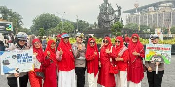 Polantas Karib Hadir di CFD Pekanbaru, Kehadiran Polisi Disambut Hangat Masyarakat