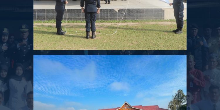 Khidmat dan Penuh Nasionalisme, Lapas Kelas IIB Pasir Pangarayan Gelar Upacara Bendera Peringatan HUT ke-81 RI