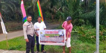 Polsek Jajaran Polres Kuansing Gencarkan Patroli dan Sosialisasi Cegah Karhutla