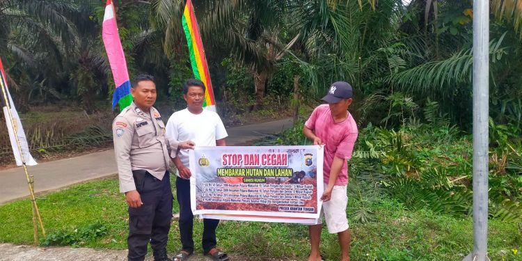 Polsek Jajaran Polres Kuansing Gencarkan Patroli dan Sosialisasi Cegah Karhutla
