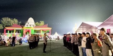 Polres Kuansing Pastikan Pengamanan Kuansing Bersholawat Hadad Alwi Berjalan Aman dan Kondusif