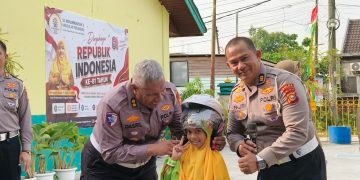 Polantas Karib Sambangi SD Muhammadiyah 3, Edukasi Keselamatan Berlalu Lintas dan Tanamkan Kepedulian Lingkungan Sejak Dini